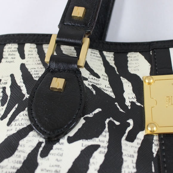 LAMB Gwen Stefani Williamsfield Zebra Purse Bag - Picture 3 of 8